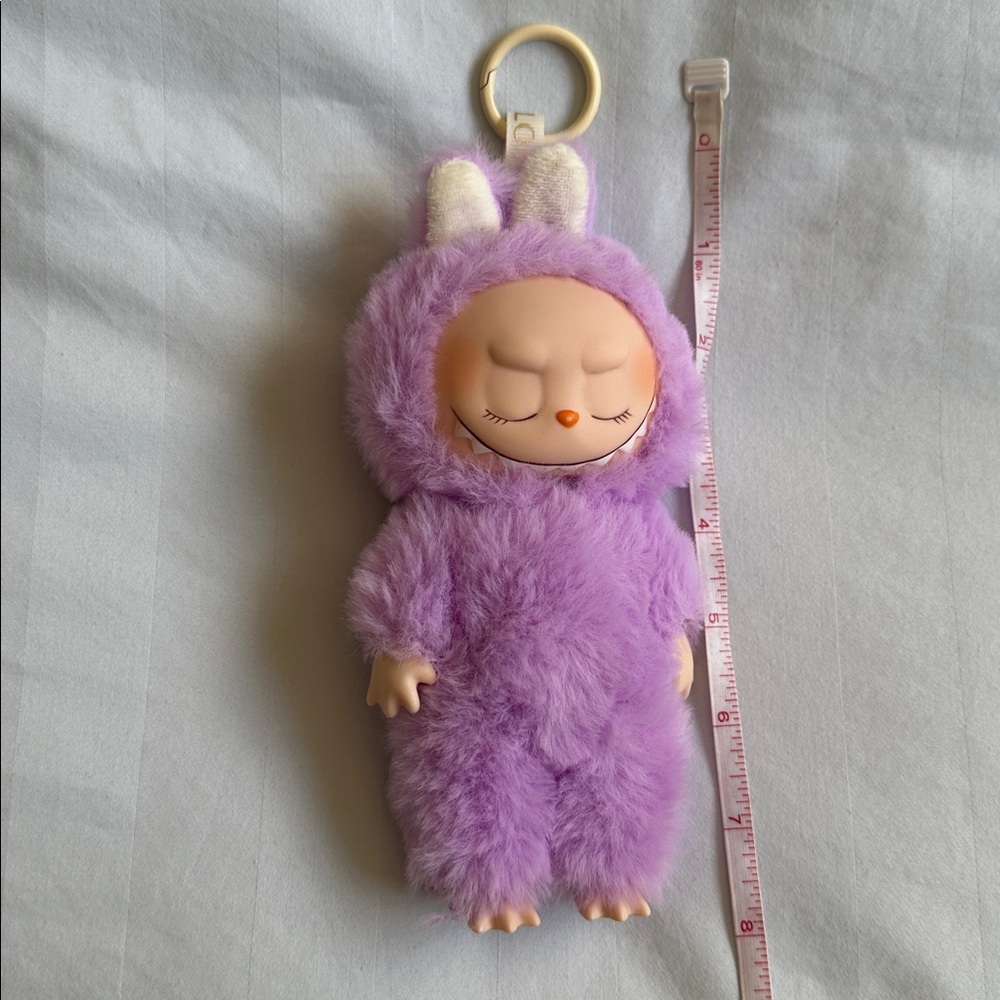 Zizi Plush Keychain Toy - Lavender Bunny Costume by - Picture 5 of 9